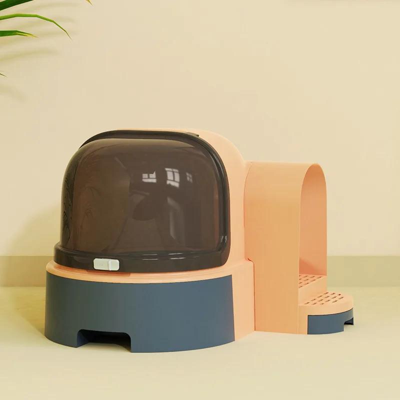 Cat Litter Basin Totally Enclosed Corridor Cat Toilet Cat Litter Basin Enclosed Drawer Type Extra-large Odor and Sand Proof