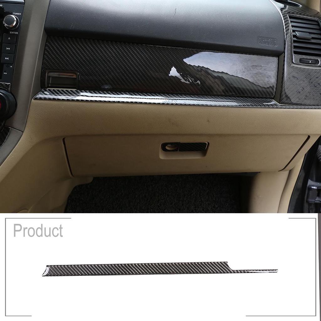 For Honda Accord 2008 2009-2013 Carbon Fiber Console Gear Shift Frame Cover Trim