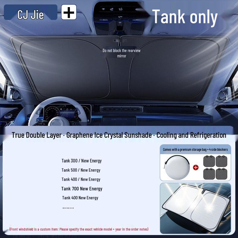 Car Windshield Sunshade Umbrella - Heat and Sun Blocker Visor Cover
