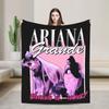 Ariana My Everything Blanket Cover Grande Tour Plush Throw Blanket Summer Air Conditioning Portable Ultra-Soft Warm Bedspreads,