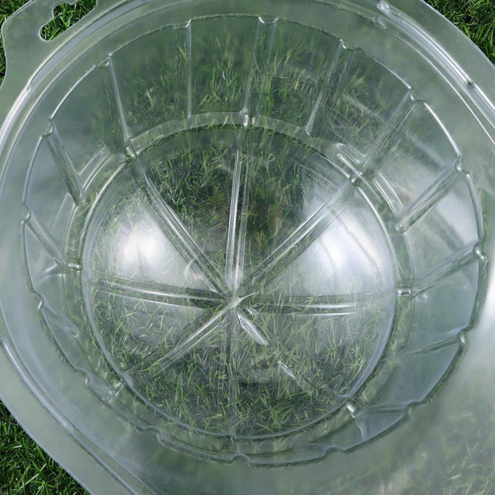 Staubdichte Flache/Gewölbte Hutschutzhülle Transparente Kappen-Organizer-Box Neue PVC-Hutaufbewahrungsbox