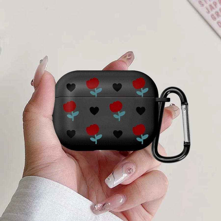 Earphone Cases Cover Case For Airpods 1 3 4 Pro2 2 Pro Pro3 Cute Flower Airpods 3