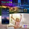RGB LED Strip Light Bluetooth APP with 24/44Key Remote Music Sync Flexible Tape Ribbon TV Backlight Bedroom Living Holiday Decor