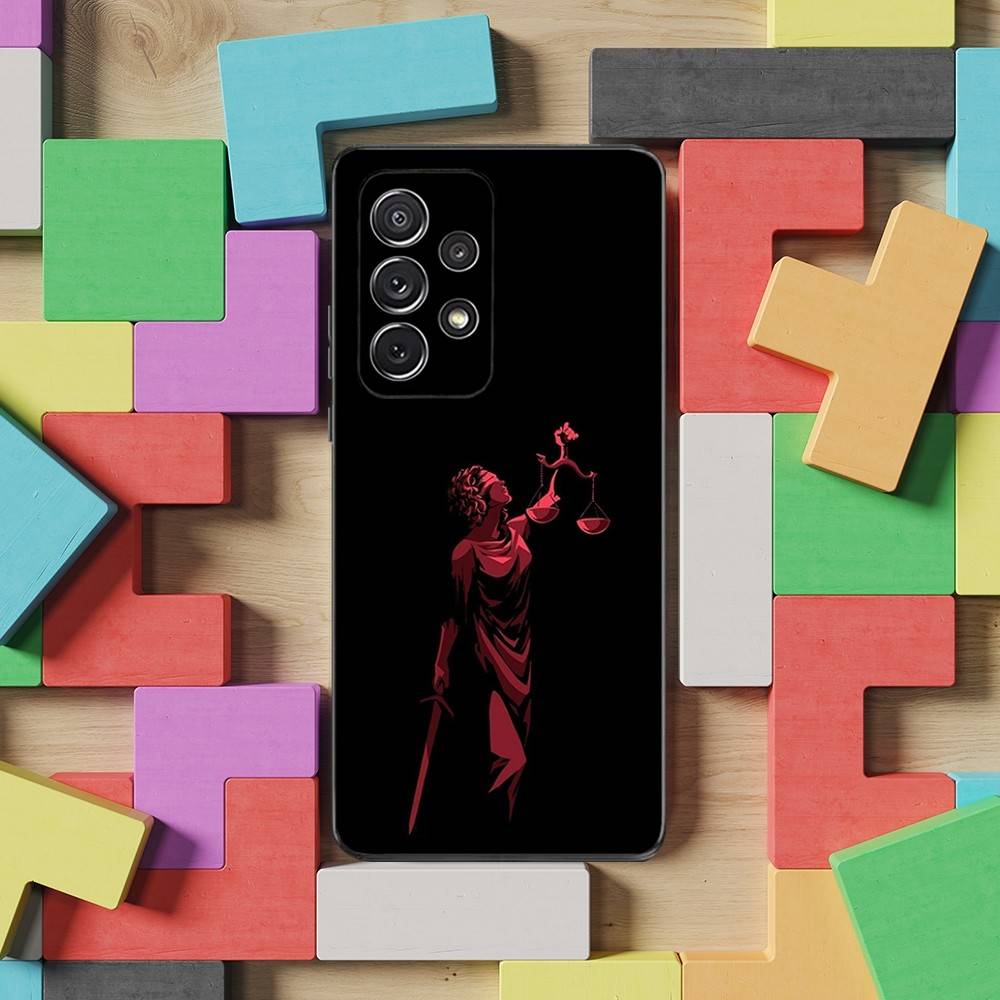 Law Lawyer Judge Justice For Samsung S9,S10,S20,S10,S21,S25,S24,S23,Ultra,FE,Plus,Lite,Soft Silicone Black Case