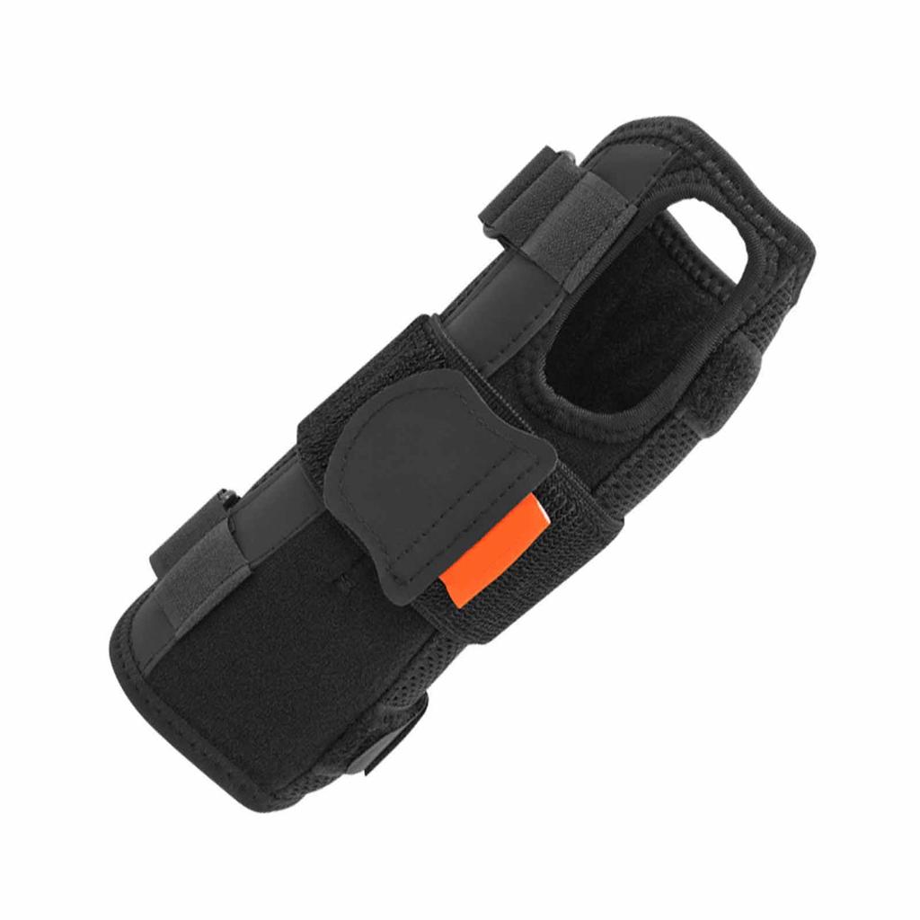 Support Wrist Guard, Pressurized Breathable Sports Hand Protector, Detachable Metal Plate and Adjustable Strap for Hand Safety