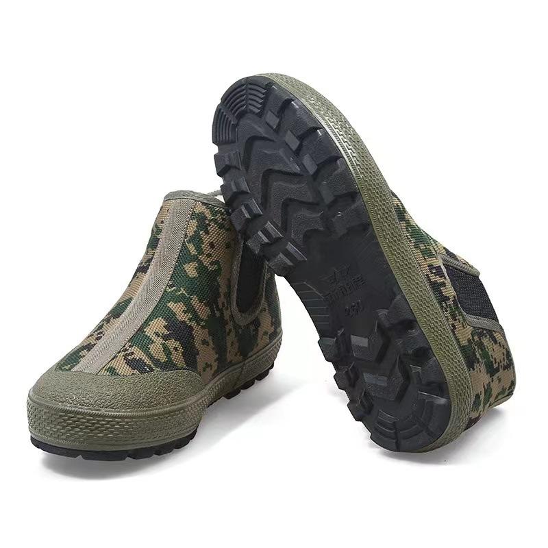 

Yuanbao shoes winter warm labor insurance shoes training shoes work site shoes glue shoes sports shoes men s mountaineering outdoor shoes 45 * high top * green * round head