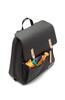 Petunia Pickle Bottom Meta Backpack Black Matte Canvas Mother's [Authorized Retailer]