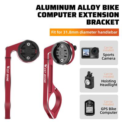 Fahrrad Lenker CycleComputer Halter Extender Rennrad Griff Verlängerung Stange Basis Bike Mileometer