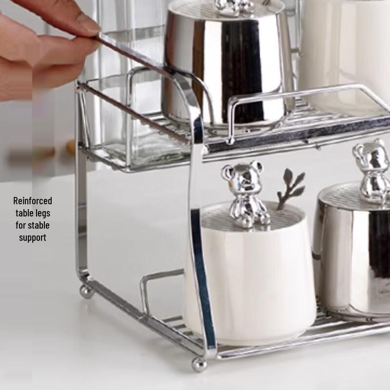 Elegant 11-Piece Spice Jar & Storage Set