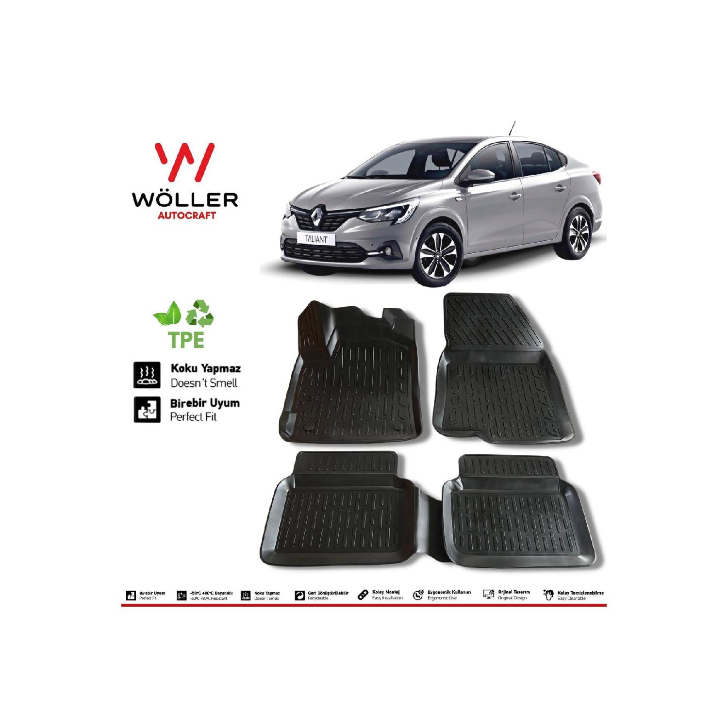 

Коврики Renault Taliant после 2021 3d коврики для воды в бассейне