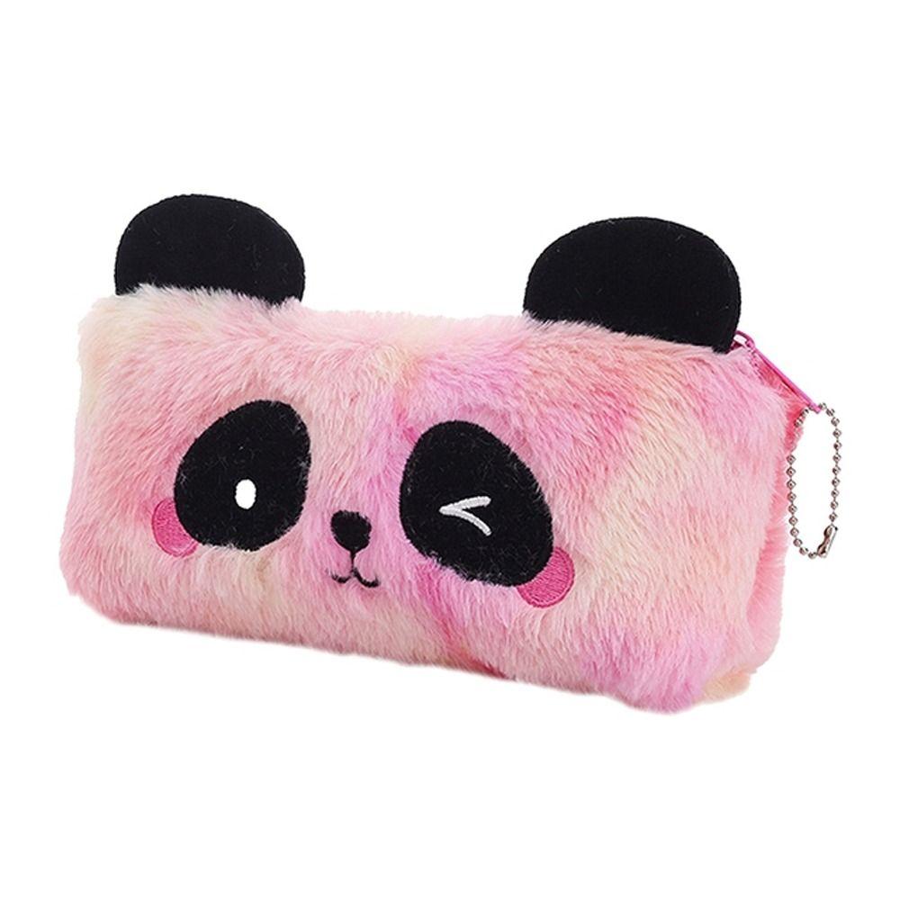 

Supplies Zipper Pouch Panda Pen Bag Panda Pencil Case Plush Panda Pencil Bag Plush Pencil Bag B