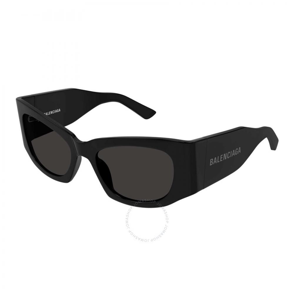 

Balenciaga Серые женские солнцезащитные очки «кошачий глаз» BB0327S 001 54