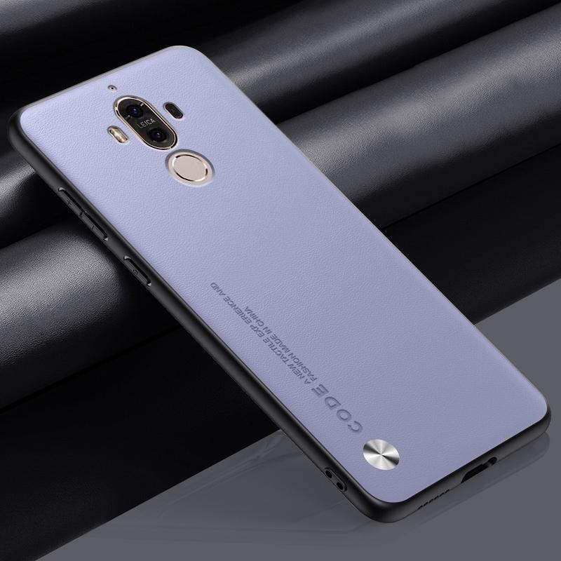 

Для Huawei Mate 9 Чехол Роскошный Кожаный Чехол для Телефона Для Huawei Mate 9 Mate9 Задняя Крышка Матовый Силиконовый Ударопрочный Полная Защита For Huawei Mate 9 светло-фиолетовый