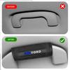Car Roof Armrest Gloves Cover Door Pull Handle Gloves Protective For Ford Ranger Focus Kuga Mustang S-MAX Transit Mondeo Fusion