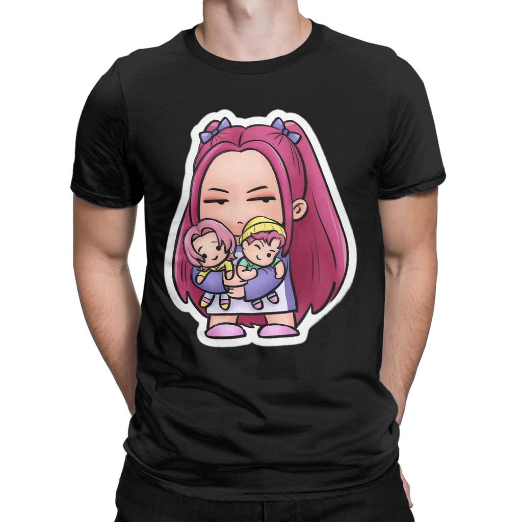 Herren Mira Fan Art von K-Pop Demon Hunters T-Shirts 100% Baumwolle Oberteile Neuheit Kurzarm Rundhalsausschnitt T-Shirts Einzigartige T-Shirts