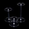 Transparent Frame Round Jewelry Blind Box Display Stand Acrylic Clear Bracelet Organizer Shelf Jewelry Storage Rack