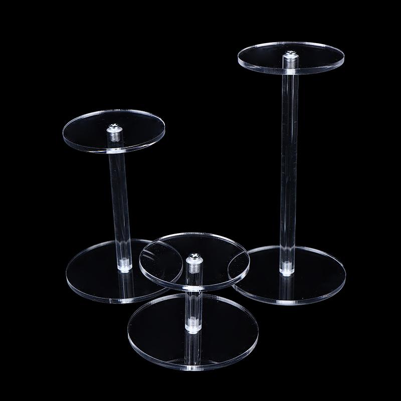 Transparent Frame Round Jewelry Blind Box Display Stand Acrylic Clear Bracelet Organizer Shelf Jewelry Storage Rack