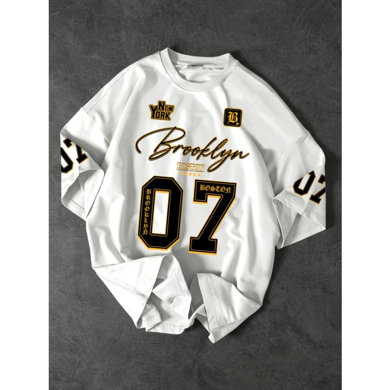 2026 Sommar Ny Herr T-shirt casual sportkläder digital sportkläder utomhus street herrkläder