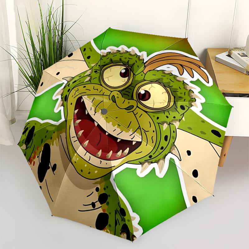 

1pc Gremlins Umbrella - Automatic Open Compact Travel Umbrella with 100-Rib Durable Frame yy251021143