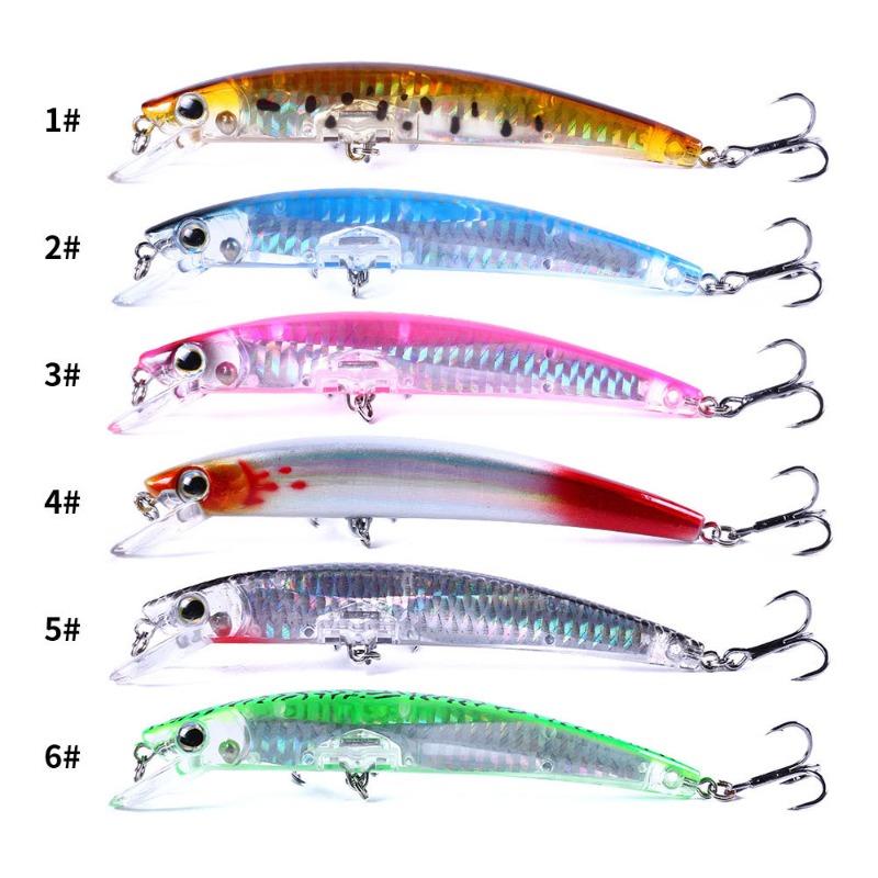 1PC New Lure Fishing Bait Laser Minnow Lure 12cm-14g Fishing Lure Bionic Fish Lure Minnow Hard Bait Fishing Tackle