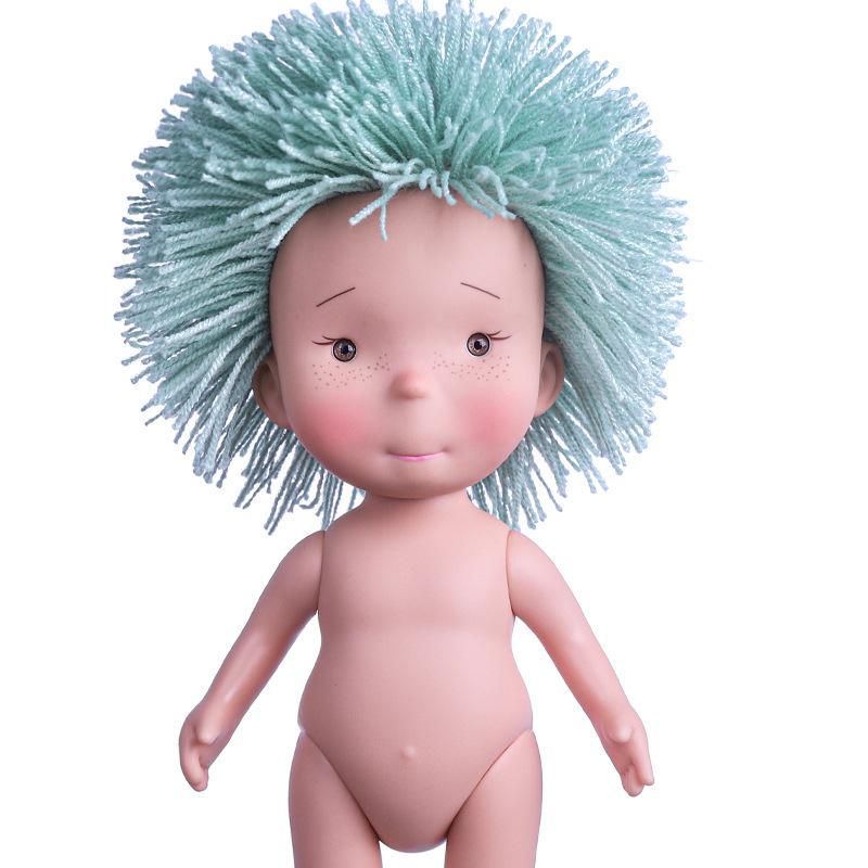 New Mia 24Cm Vinyl Naked Dolls With Movable Joints Waldorf Diy Custom Play Dolls For Kids Pretend Play Handmade Craft Toys