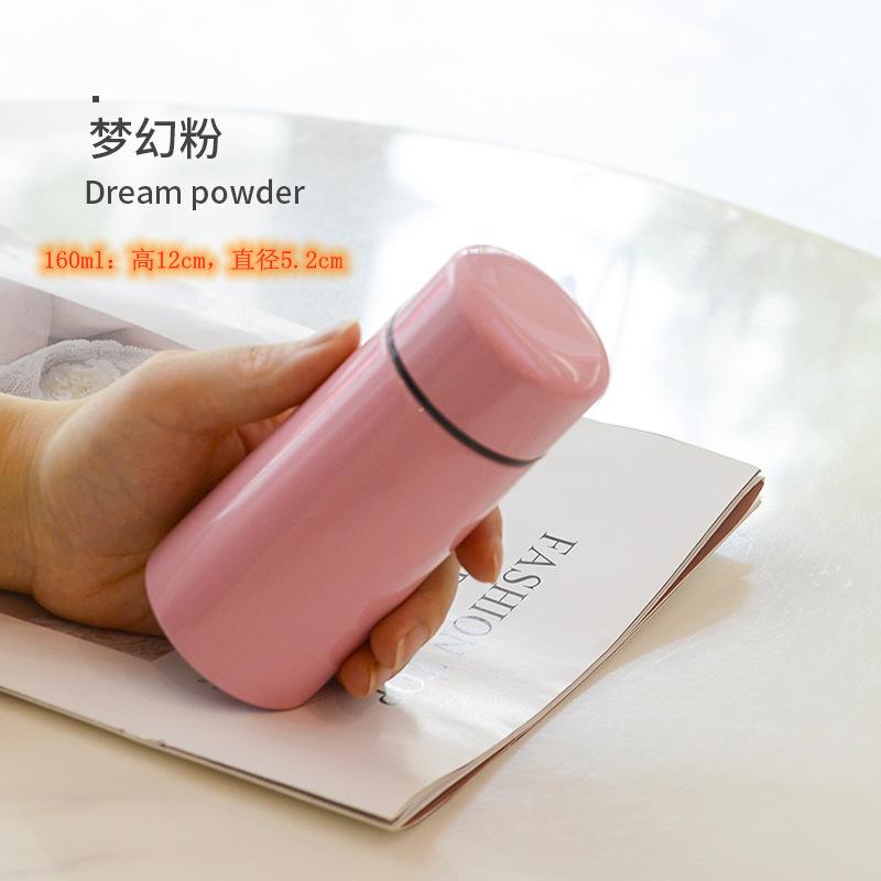 Mini Water Bottle 160ML Micro Vacuum Insulation Metal Thermos Bottle Leak Proof and Spill ProofSuitable for Beverages Coffee Tea