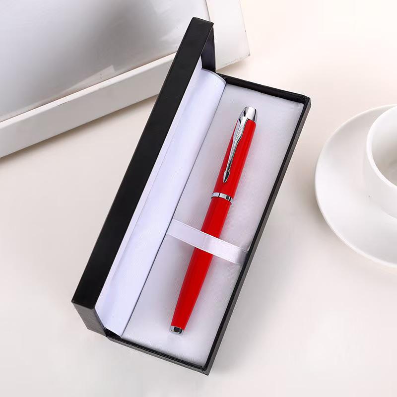 Feather Sword Fountain Pen Set: Black Ink Ballpoint Pen for Office, Meetings, Events, and Business Gifts.