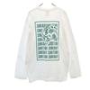 Unused VAST222 19ss Made In Japan Print Long Sleeve Sweat Trainer 3 White Men's Used