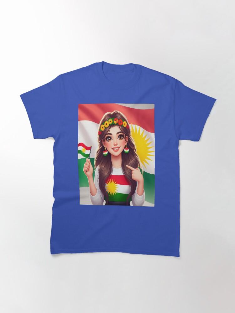 

Kurdistan Flag Classic TShirt 2026 Summer Mens Womens Luxury Fashion Cotton Retro Tshirt Street Wear Y2K Mens Clothes M