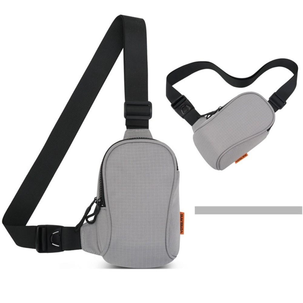 Solid Color Mobile Shoulder Bag Chest Pack Sports Shoulder Crossbody Bag  Girl