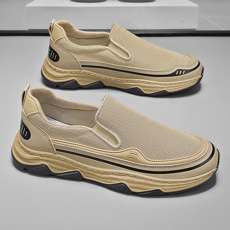 2026 New Men's Shoes Summer Breathable Sleeve Foot Pedal Thick Sole Lightweight and Versatile Fashionable Casual Men's Shoes