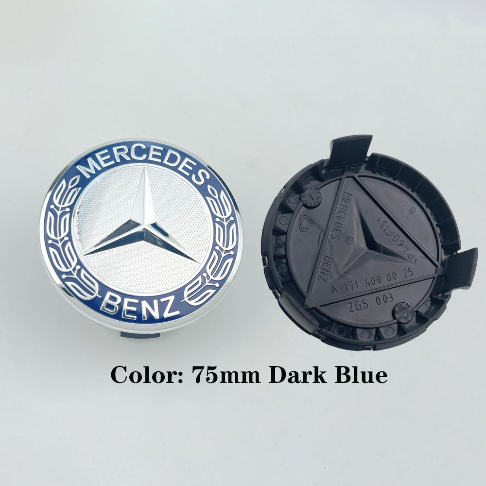 4pcs 75mm Car Wheel Center Logo Hub Cap For Mercedes Benz E300 W211 W205 W213 W203 C218 A207 CLA CLS E Class accessories