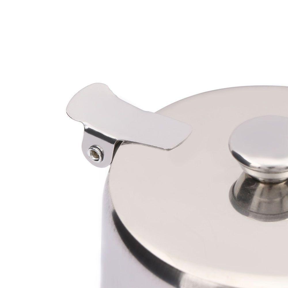 With A Spoon with Lid Non-magnetic Sugar Container Storage Jar Salt Pot Seasoning Pot Sauce Cans