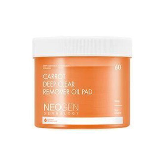 NEOGEN Dermalogy Carrot Deep Clear Remover Oil Pads (60 Sheets)
