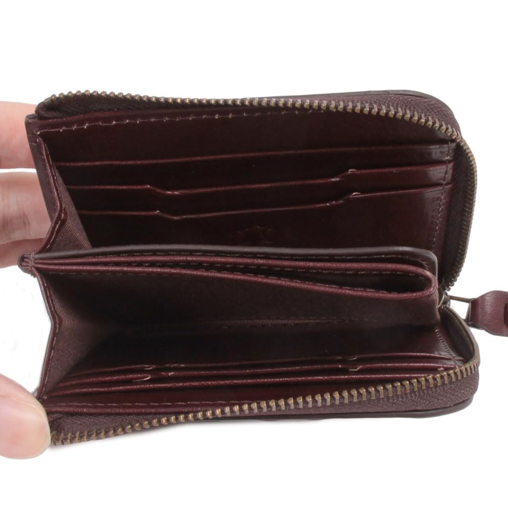 Italian Leather Wallet AX9103 Chocolate [Avirex] L-shaped (43)
