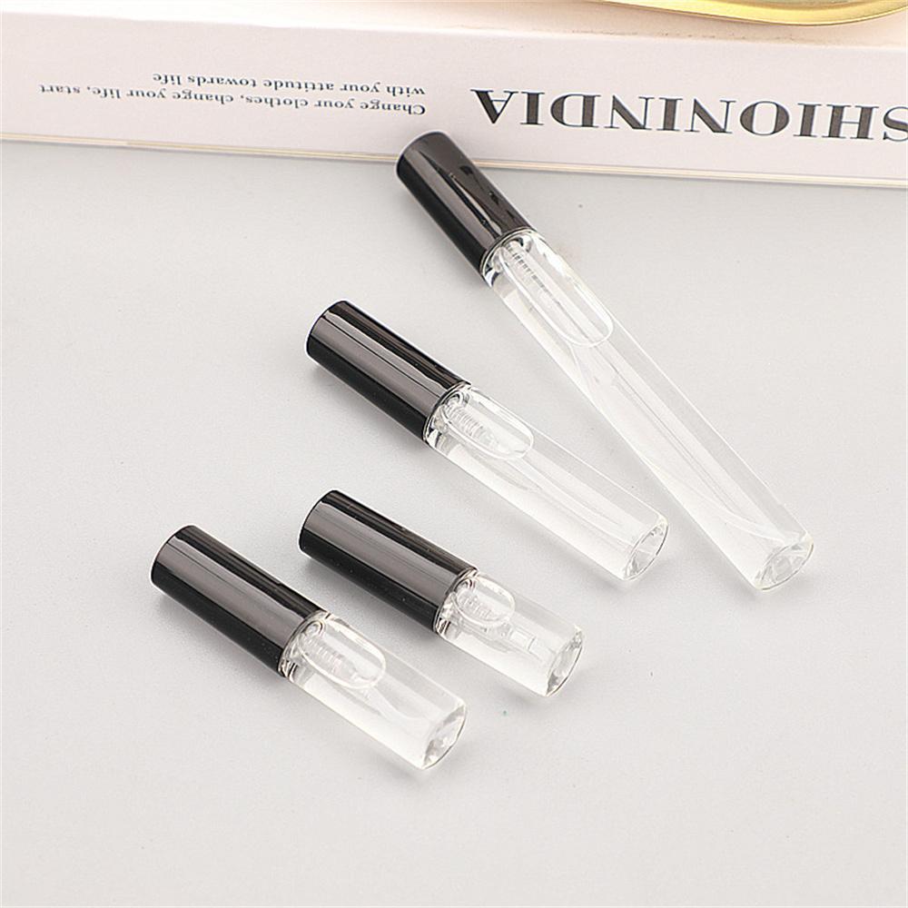 5PCS 2ML/3ML/5ML/10ML Portable Mini Empty Perfume Glass Spray Dispenser Cosmetics Sample Refillable Bottles Free Packing Tools