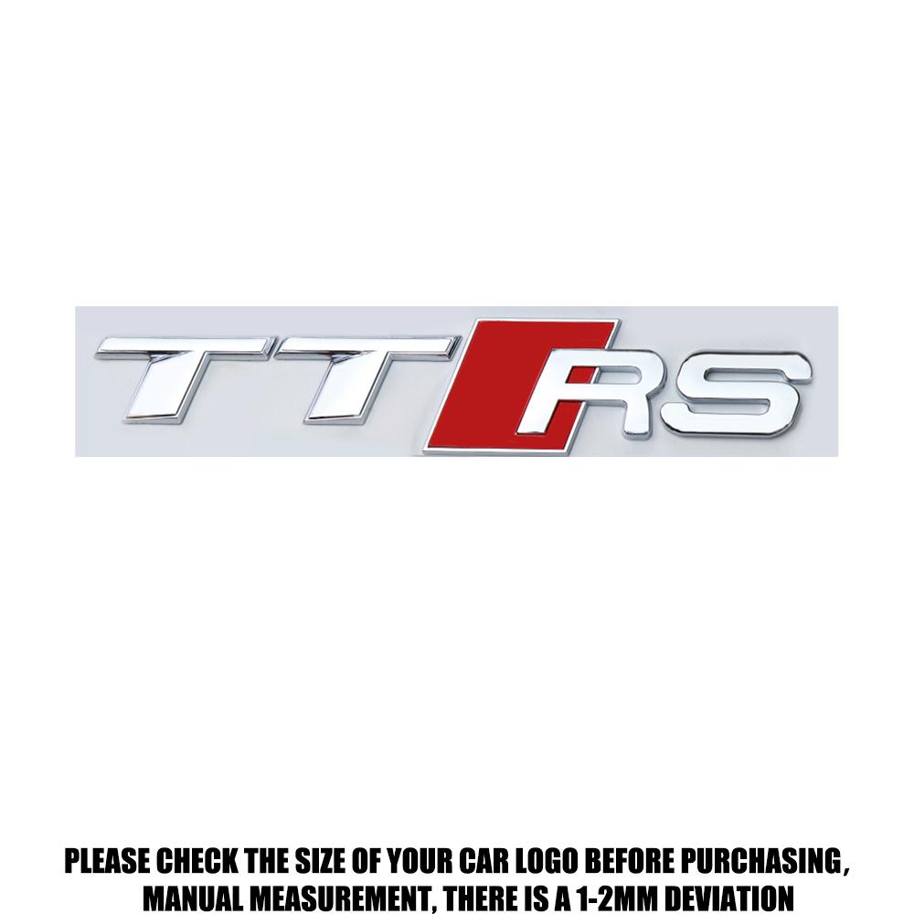 3D ABS TTS TTRS Emblem Car Body Rear Trunk Sticker Decoration Accessorie For S TT RS Sline A3 A4 A5 A6 B9 B8 8P 8V B6 C7 Q5