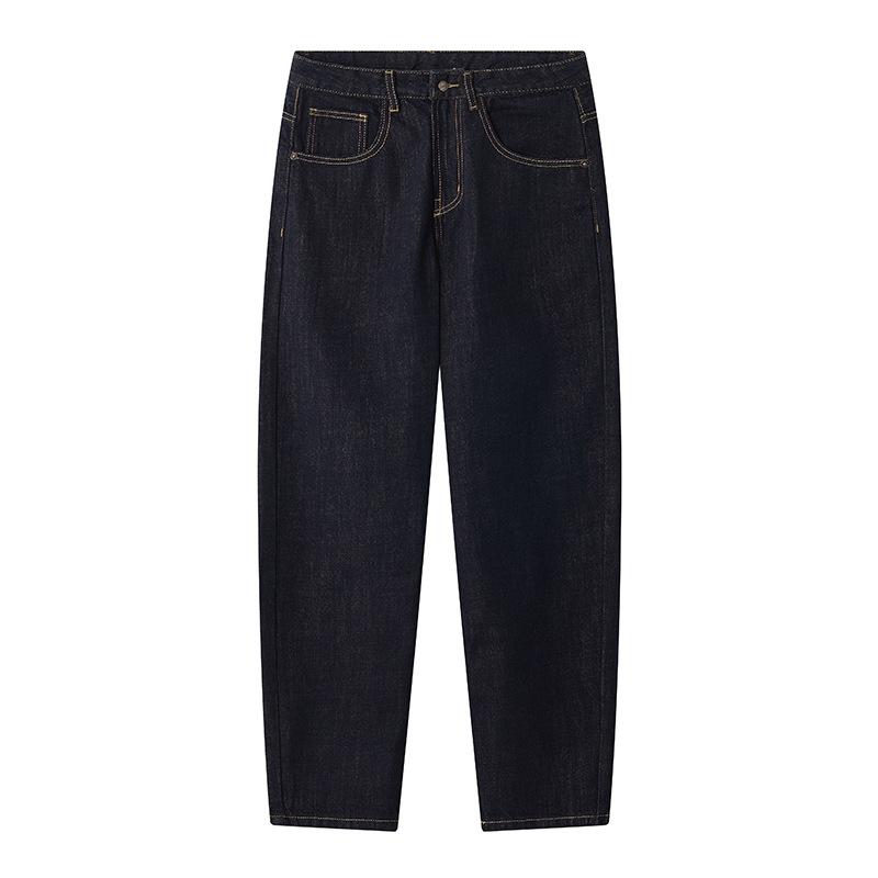 

Классические джинсы основного синего цвета деним мужские осенне-зимние корейская версия посадка прямые брюки 40