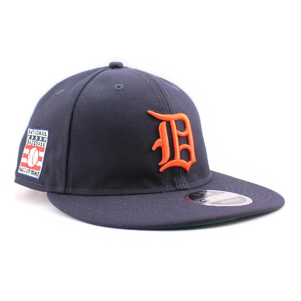 2025 MLB Hall of Fame Model New Era RC9FIFTY Detroit Tigers Snapback 2025 MLB HALL OF FAME COOPERSTOWN RETRO CROWN SNAPBACK CAP NAVY DETROIT TIGERS