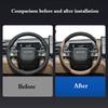 For New GAC Aion I60 2026 2026 Napa Leather Car Steering Wheel Cover Ultra-thin Anti Slip Car Handle Covers Interior Accessories