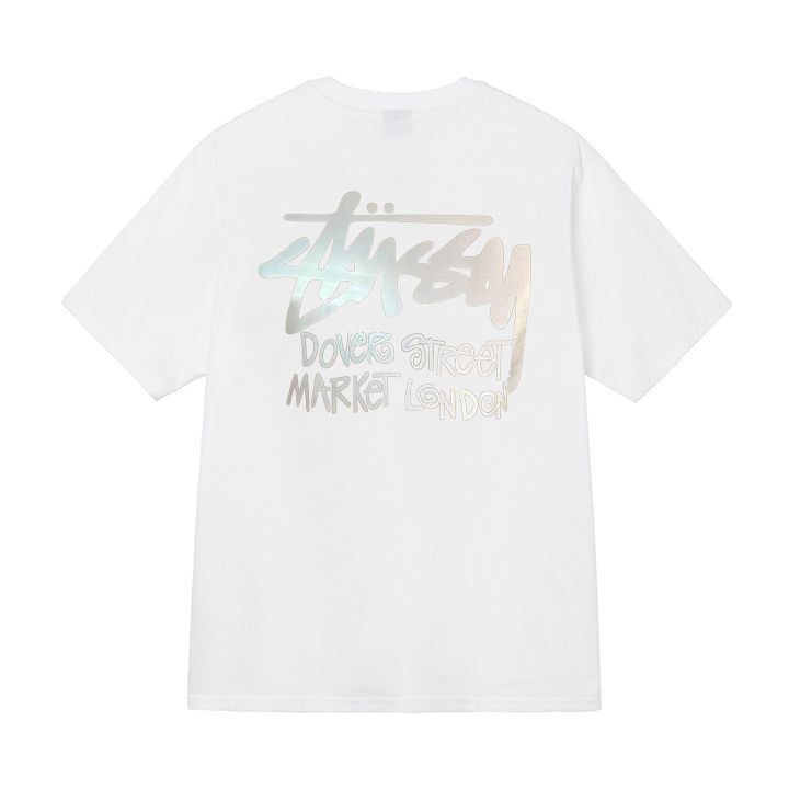 Cross-border Trendy Brand Street Stusy Stu Printing Men's and Women's Short-sleeved T-shirts, Loose Street Boutique T-shirts In Summer