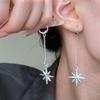 Gothic Inspired Hoop Earrings Star/Thorns Rivet Ear Buckles Fashion Ear Accessories for Theme Gatherings and Event