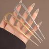 U-Shaped Enamel Metal Hairpin – Ancient Style, Large for Daily Use