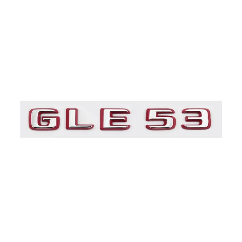Suitable for Mercedes Benz Rear Letter Sticker Silver Red Version C63S GT63S S63LGLE53 SL63S Modification W205 W206 C190 X290