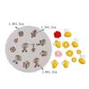 Honeycomb Mold Silicone Baking Accessories Bee 3D DIY Sugar Craft Chocolate Cutter Mould Fondant Cake Decorating Tool