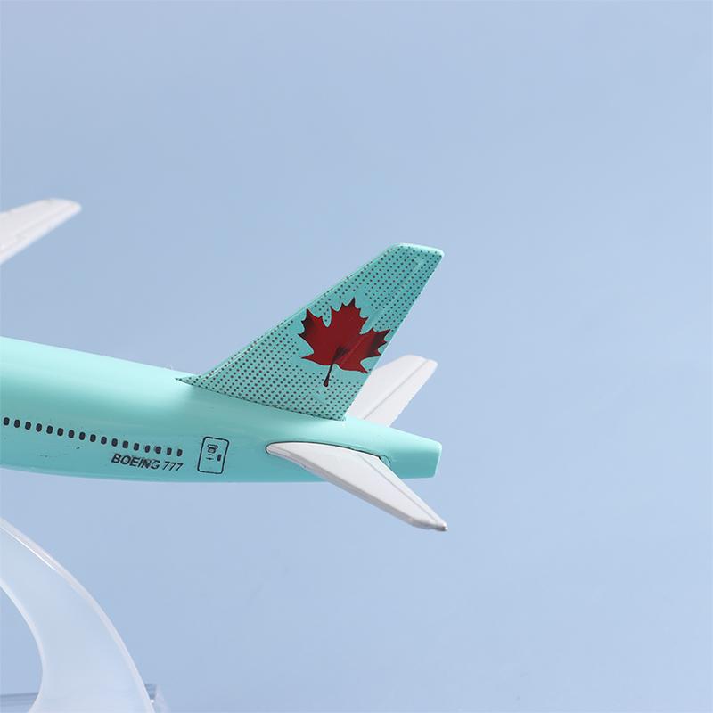 Air Canada Boeing 777 Plane Model Alloy Metal Model Airplane Souvenir Model Aircraft Collection 16Cm