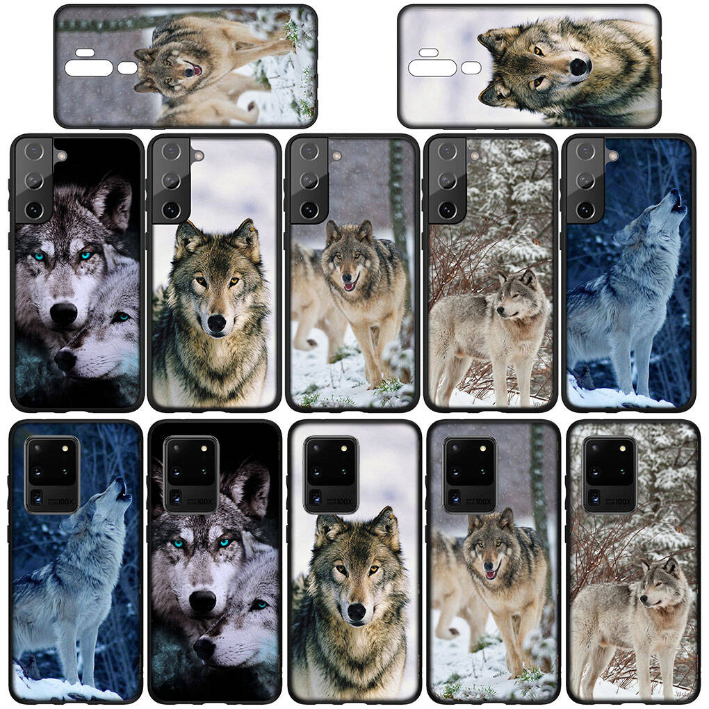 Cover for iPhone 17 16 15 Xiaomi Poco Redmi Note 14 13 12 11 Pro Max X 9 16e Samsung Galaxy S25 S24 S23 A4 14C OPPO Huawei Stalking Wolf Phone Case