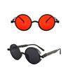 Classic Sunglasses Steampunk Style Round Frame Retro Classic Colored Lens Universal Sun Eyewear Gothic Punk Glasses Unisex2
