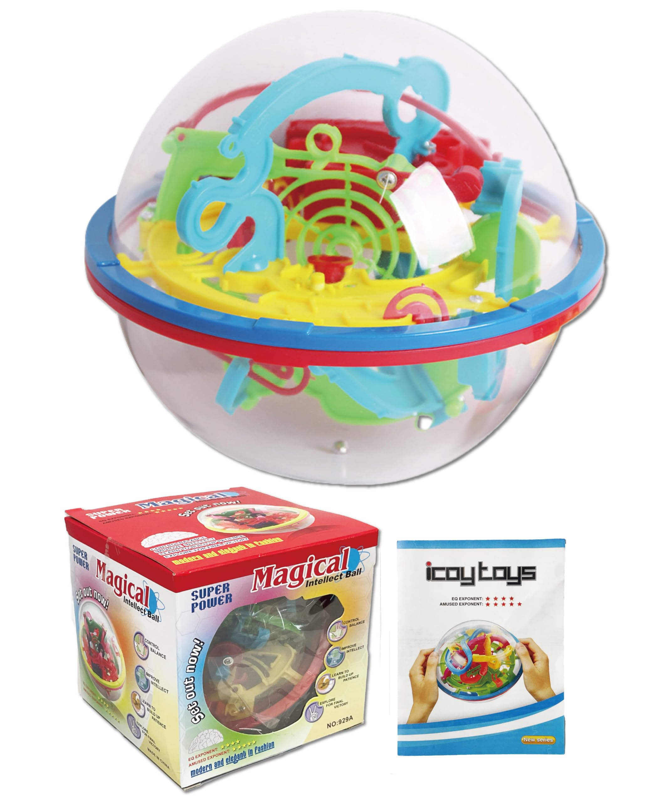 

Maze Ball Toy, Maze Game, Educational Toy, 3D Maze, Labyrinth Intelligence, Labyrinth Ball, Brain Training, Spatial Awareness, Ethical Thinking, Boys