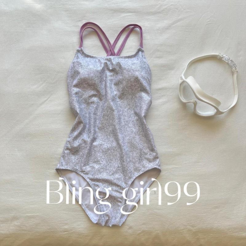 

Starlight Racing One-piece Low-fork Triangular Swimming Suit Women With Chest Pad Double-layer Swimsuit Sports Training XXL